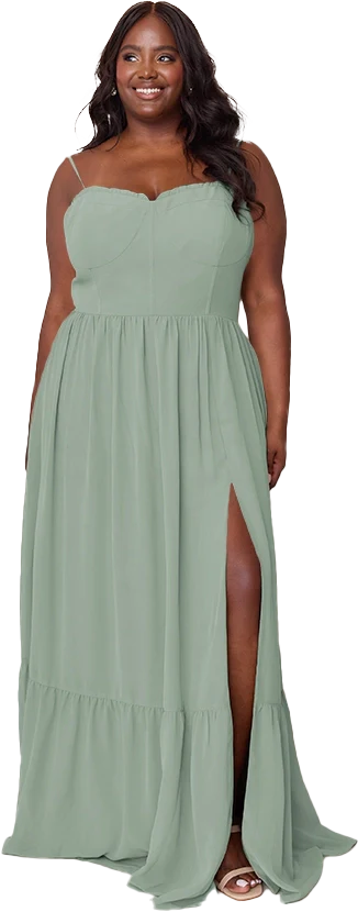 Valentina Chiffon Dress | Made To Order - Image 215