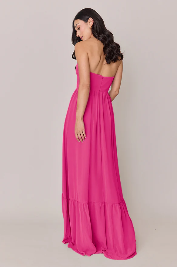 Valentina Chiffon Dress | Made To Order - Image 223