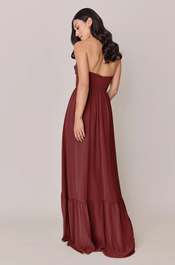 Valentina Chiffon Dress | Made To Order - Image 23