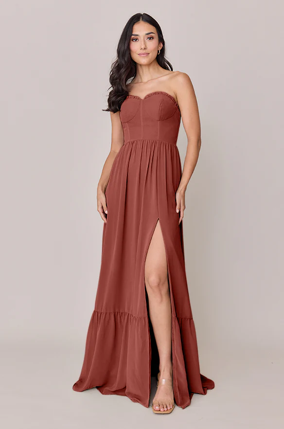 Valentina Chiffon Dress | Made To Order - Image 30
