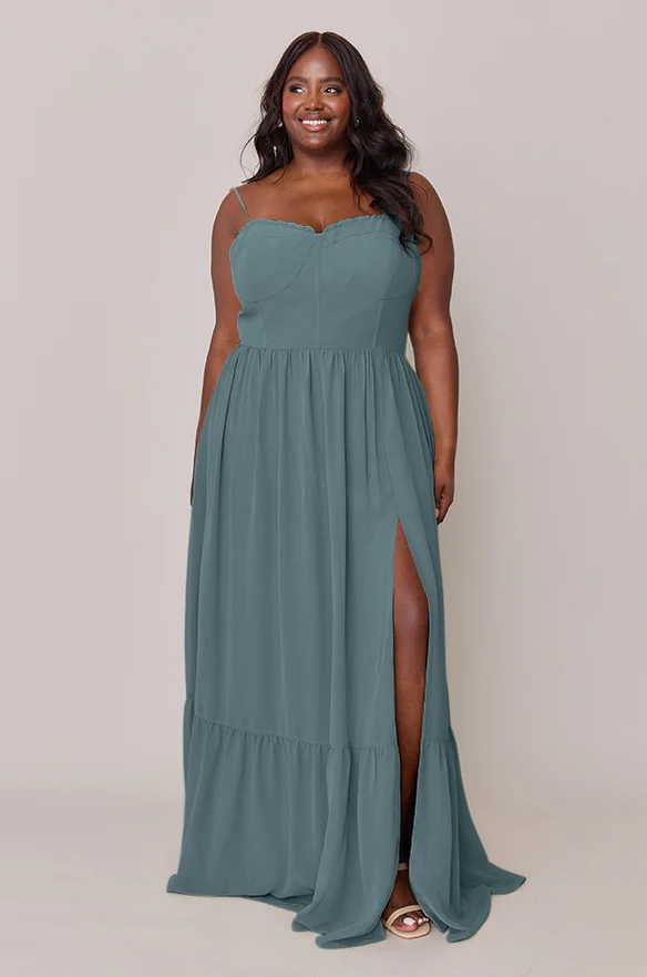 Valentina Chiffon Dress | Made To Order - Image 56
