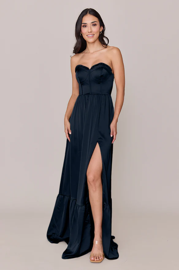 Valentina Satin Dress | Made To Order - Image 102