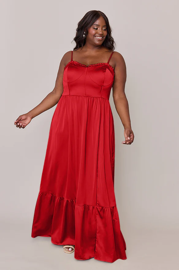 Valentina Satin Dress | Made To Order - Image 124