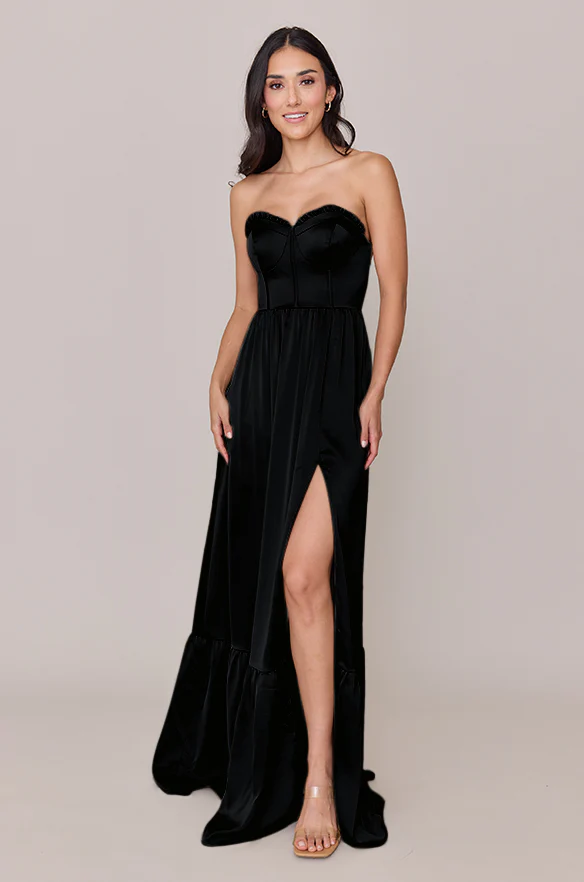 Valentina Satin Dress | Made To Order - Image 14