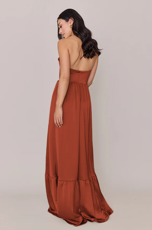 Valentina Satin Dress | Made To Order - Image 141