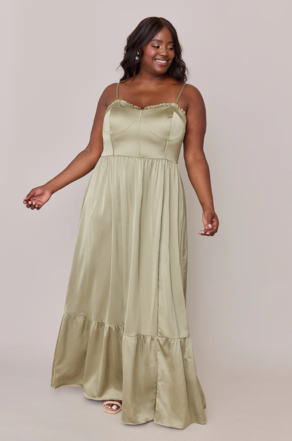 Valentina Satin Dress | Made To Order - Image 150