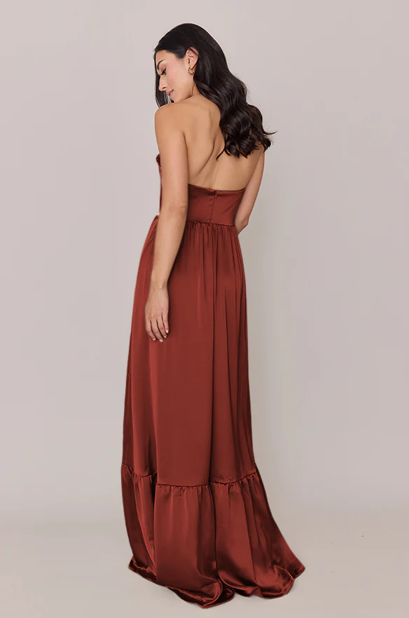 Valentina Satin Dress | Made To Order - Image 167
