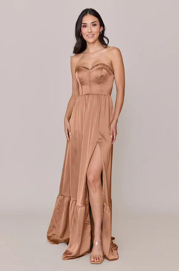 Valentina Satin Dress | Made To Order - Image 170
