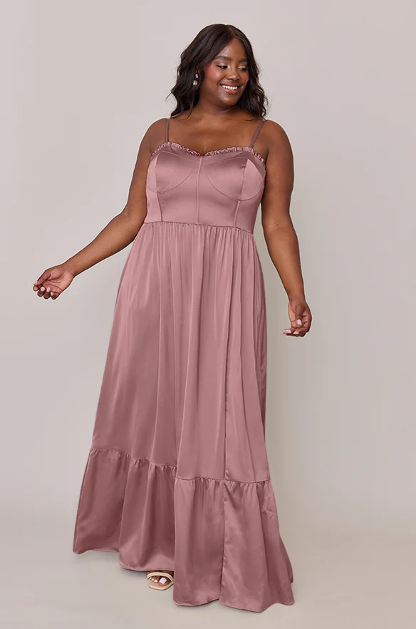 Valentina Satin Dress | Made To Order - Image 174