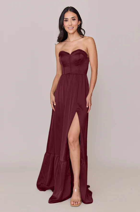 Valentina Satin Dress | Made To Order - Image 22