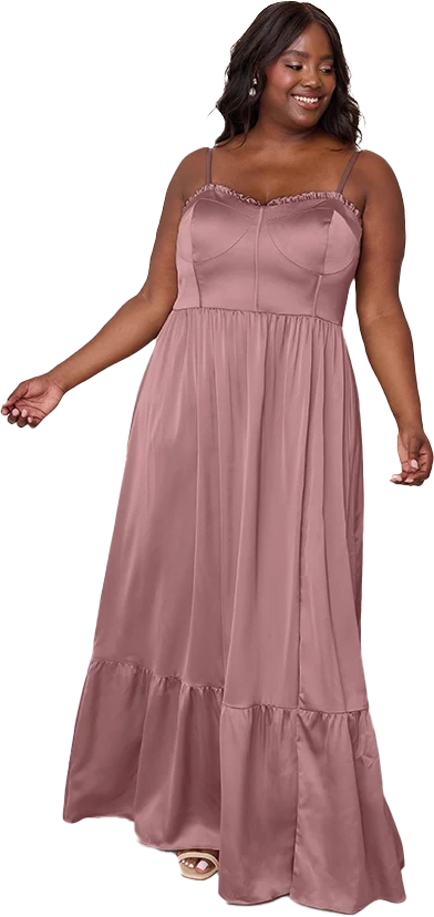 Valentina Satin Dress | Made To Order - Image 222