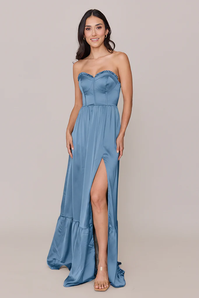 Valentina Satin Dress | Made To Order - Image 237