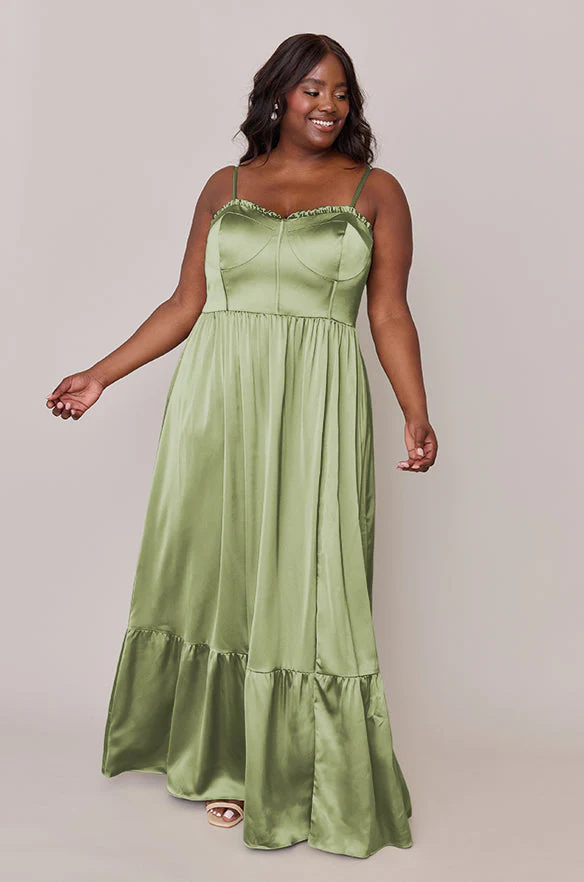 Valentina Satin Dress | Made To Order - Image 240