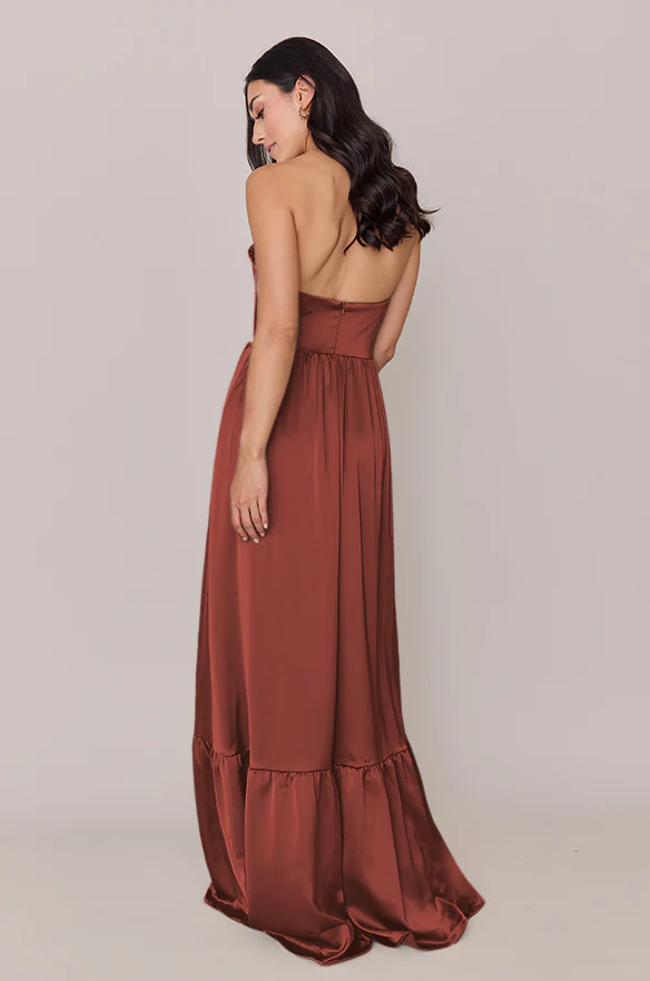 Valentina Satin Dress | Made To Order - Image 25