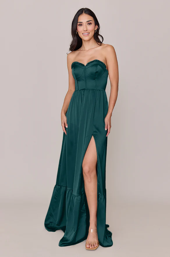 Valentina Satin Dress | Made To Order - Image 26