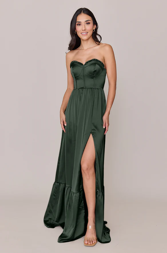 Valentina Satin Dress | Made To Order - Image 31
