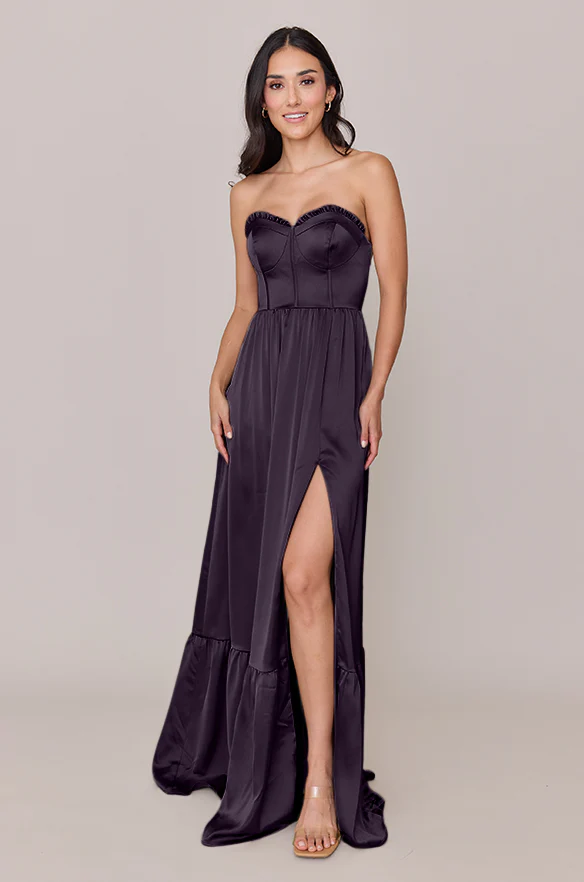 Valentina Satin Dress | Made To Order - Image 40