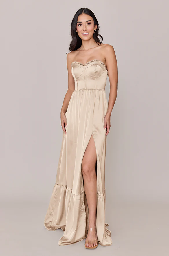 Valentina Satin Dress | Made To Order - Image 54