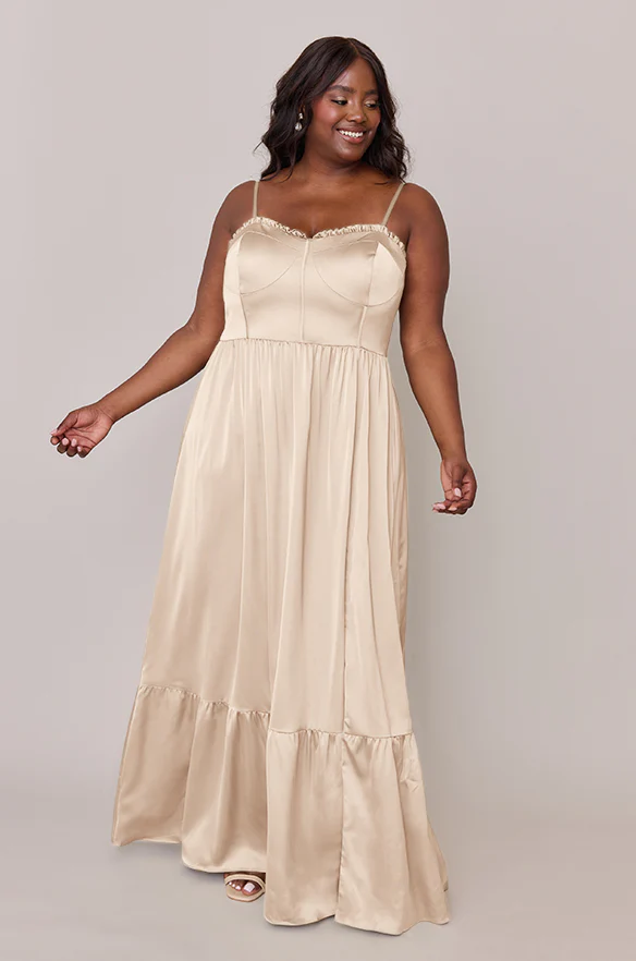 Valentina Satin Dress | Made To Order - Image 56