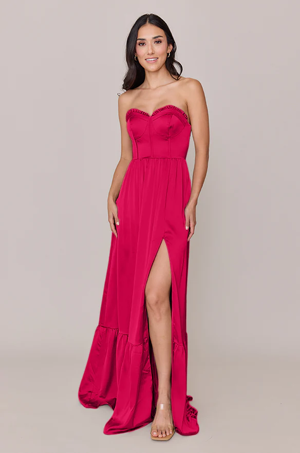 Valentina Satin Dress | Made To Order - Image 66