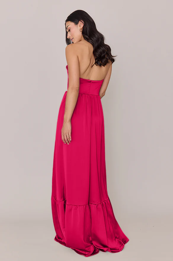 Valentina Satin Dress | Made To Order - Image 67