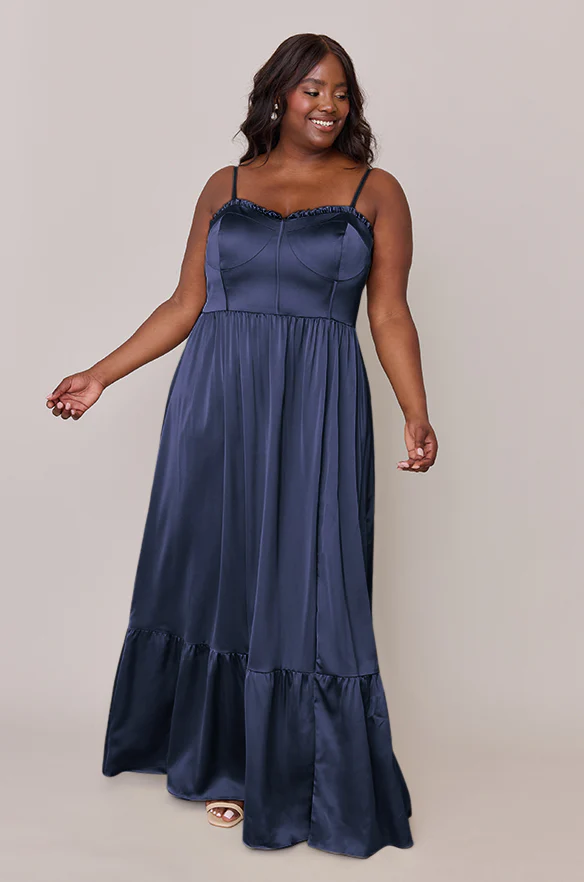 Valentina Satin Dress | Made To Order - Image 72