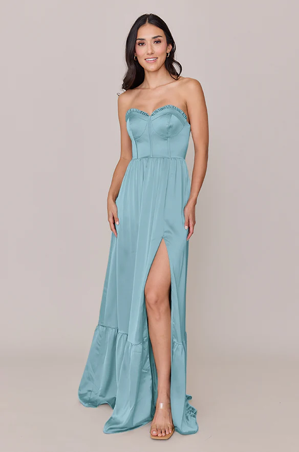 Valentina Satin Dress | Made To Order - Image 74