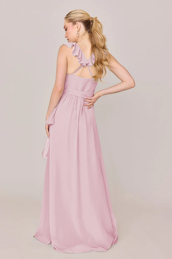Valerie Chiffon Faux Wrap Dress | Made To Order - Image 156