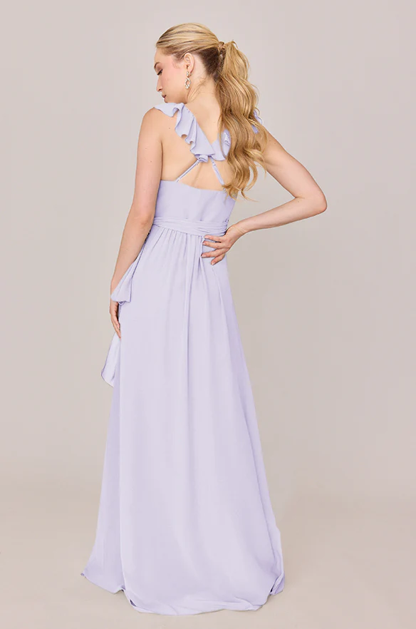 Valerie Chiffon Faux Wrap Dress | Made To Order - Image 49