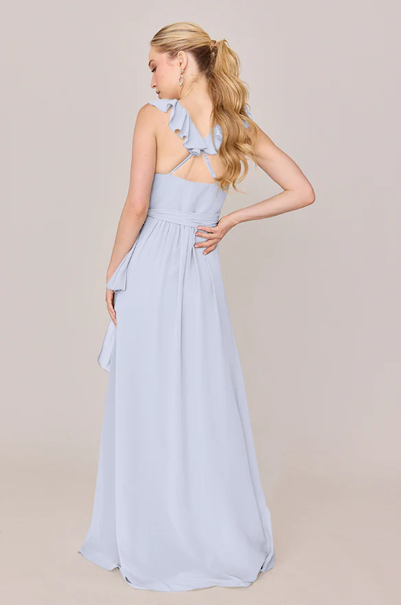 Valerie Chiffon Faux Wrap Dress | Made To Order - Image 61