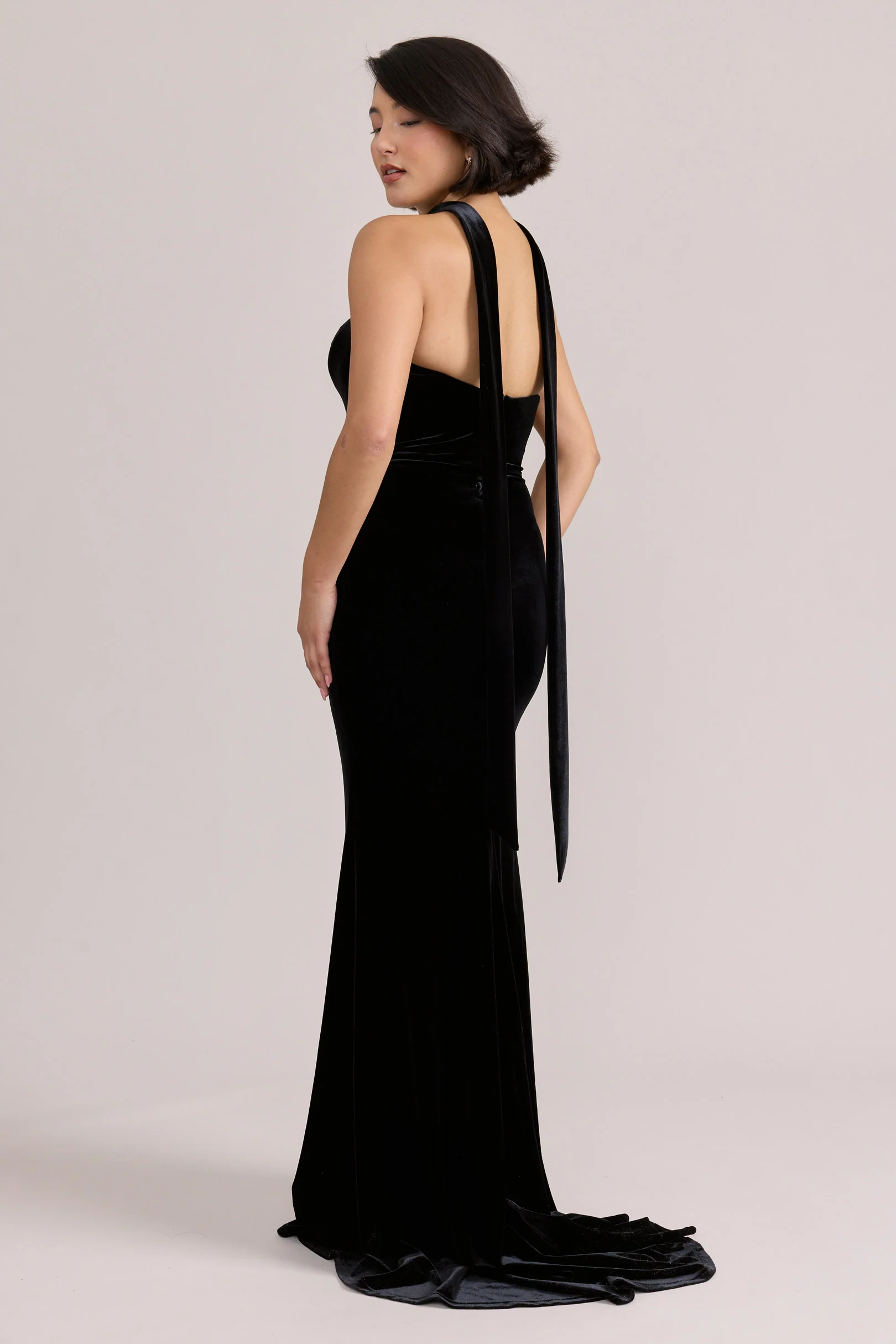 Velvet Skinny Scarf | Made To Order - Image 2