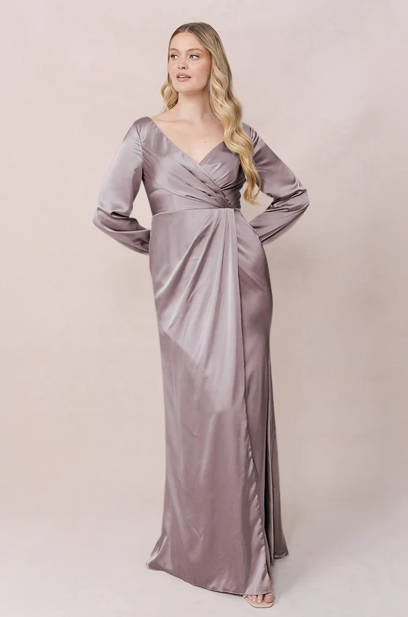 Vera Satin Dress | Made To Order - Image 101
