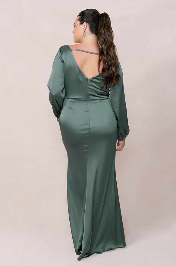 Vera Satin Dress | Made To Order - Image 2