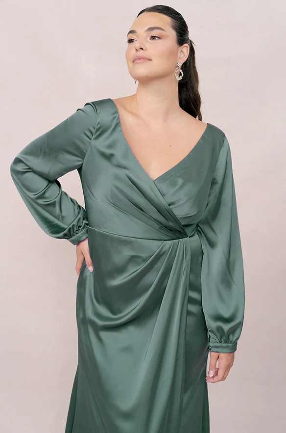 Vera Satin Dress | Made To Order - Image 3