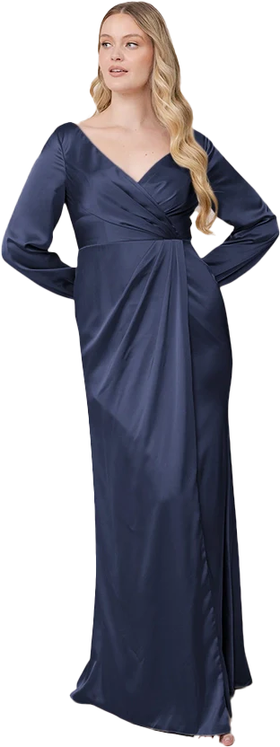 Vera Satin Dress | Made To Order - Image 34
