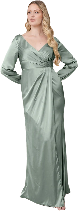 Vera Satin Dress | Made To Order - Image 51