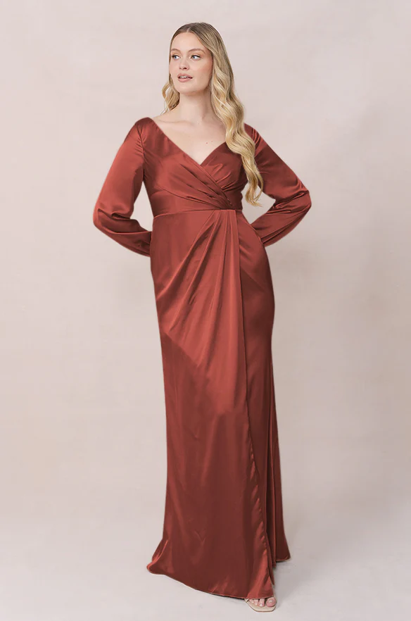 Vera Satin Dress | Made To Order - Image 65