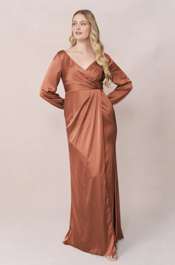 Vera Satin Dress | Made To Order - Image 67