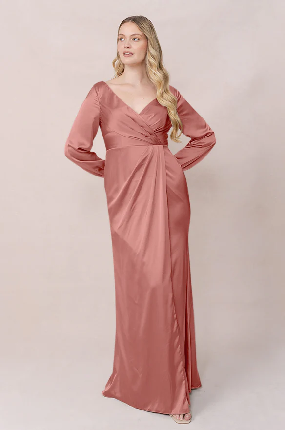 Vera Satin Dress | Made To Order - Image 69