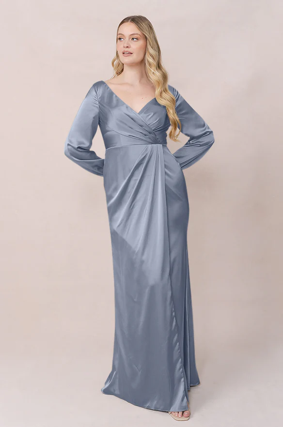 Vera Satin Dress | Made To Order - Image 74