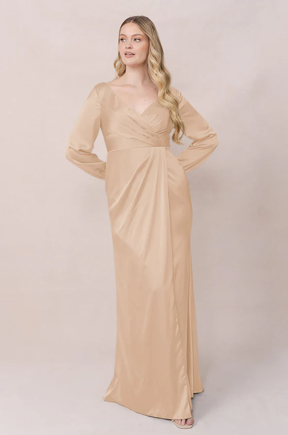 Vera Satin Dress | Made To Order - Image 77