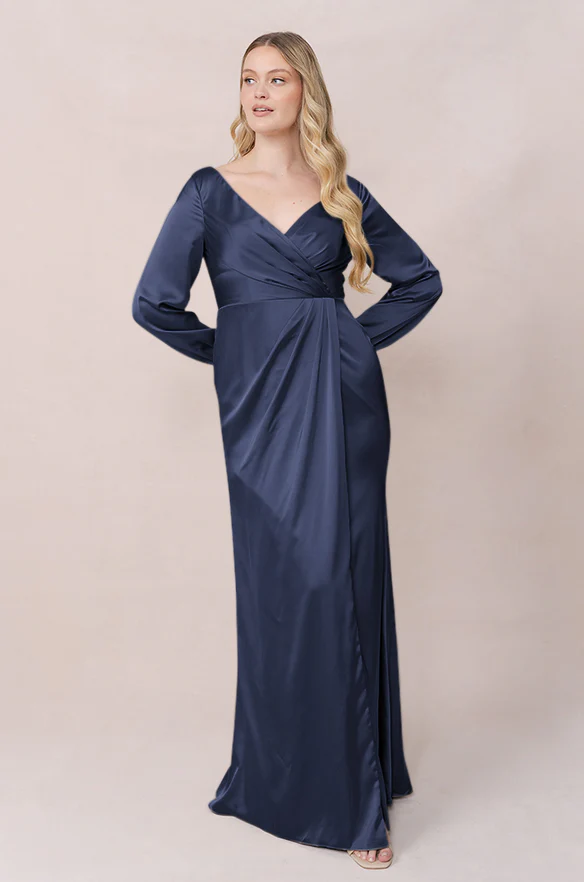 Vera Satin Dress | Made To Order - Image 79
