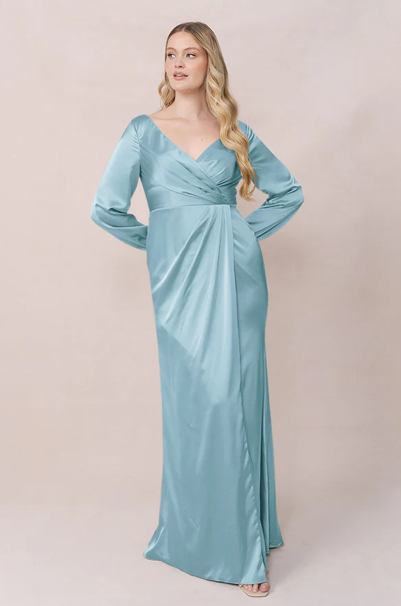 Vera Satin Dress | Made To Order - Image 80