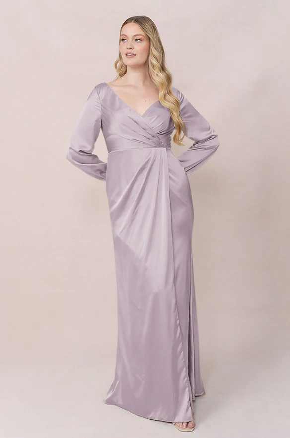 Vera Satin Dress | Made To Order - Image 82