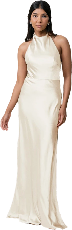 Veronica Satin Dress | Made To Order - Image 108