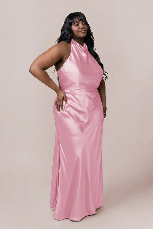 Veronica Satin Dress | Made To Order - Image 112