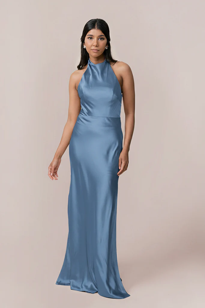 Veronica Satin Dress | Made To Order - Image 114