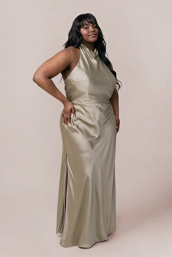 Veronica Satin Dress | Made To Order - Image 13