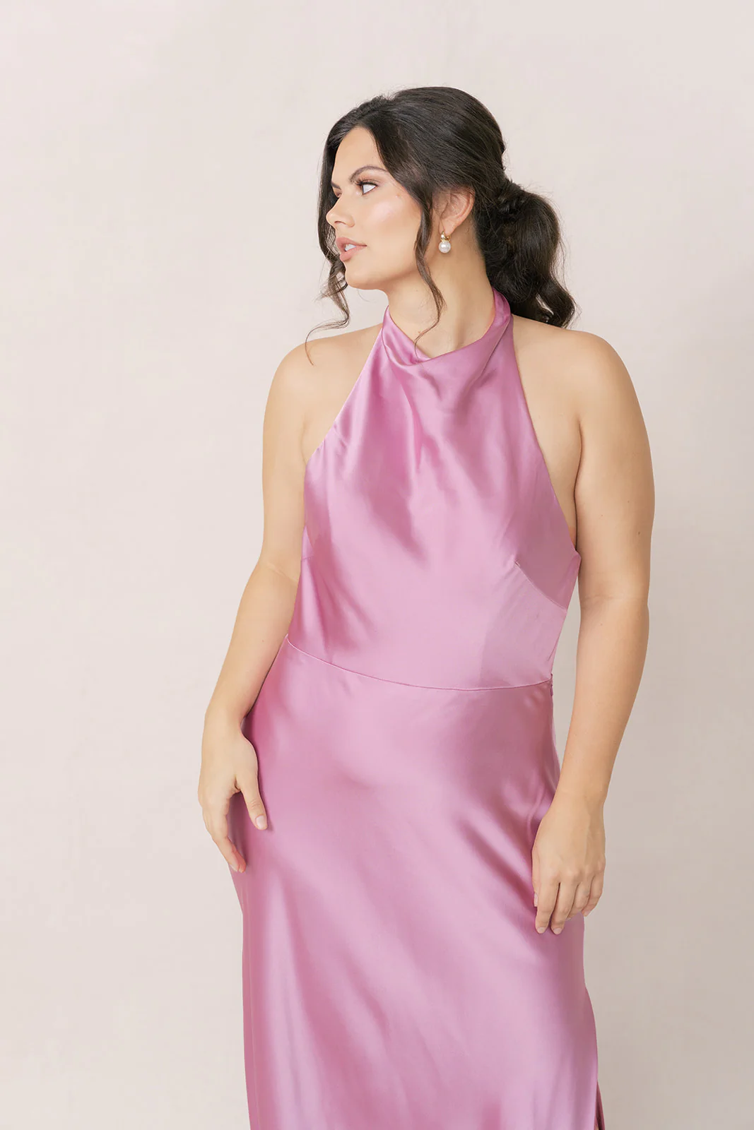 Veronica Satin Dress | Made To Order - Image 3
