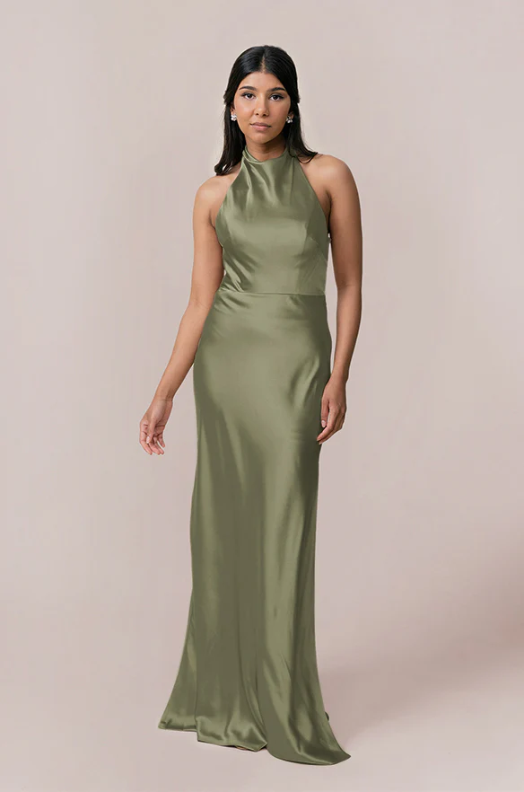 Veronica Satin Dress | Made To Order - Image 56